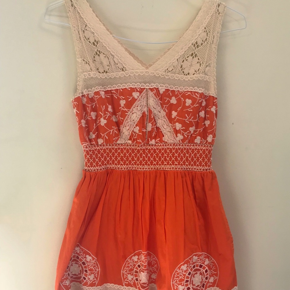 🔸Beautiful Woven Anthro dress 👗 🔸